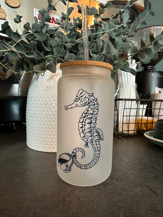 Glass Tumblers - Seahorse